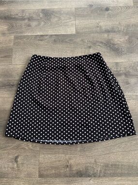 Princess Polly Black Polka Dot Mini Skirt